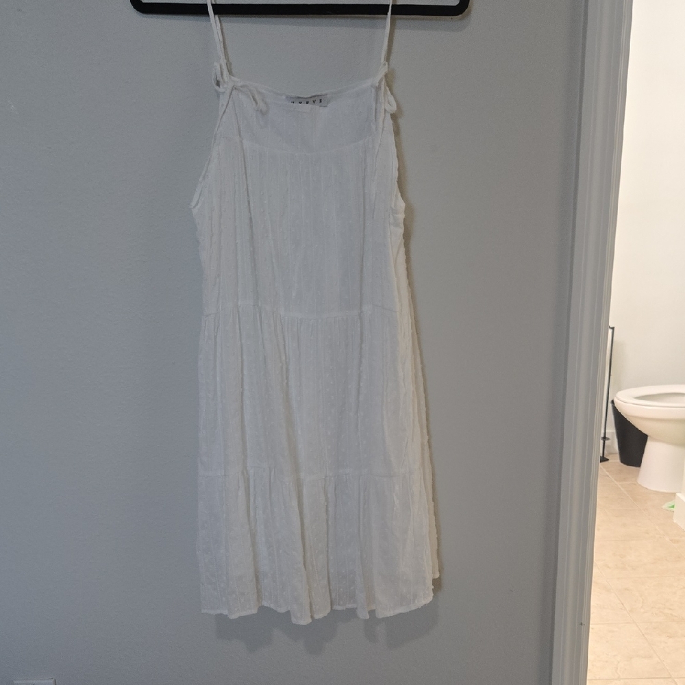 Elegant White Midi Dress